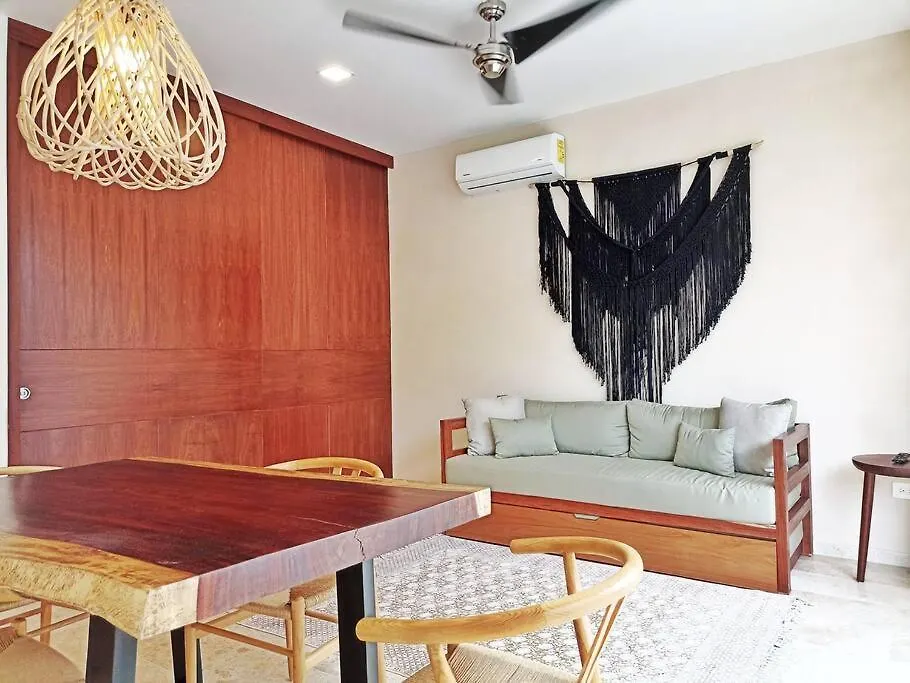 208 Amena Lovely 1 Bdr Apartment In A Quiet Place Tulum Mexikó
