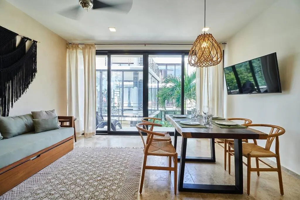 208 Amena Lovely 1 Bdr Apartment In A Quiet Place Tulum 0*,  Meksika